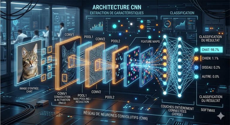 Réseaux de neurones convolutifs (CNN) : ce quils font, et pourquoi ils sont différents des LLM