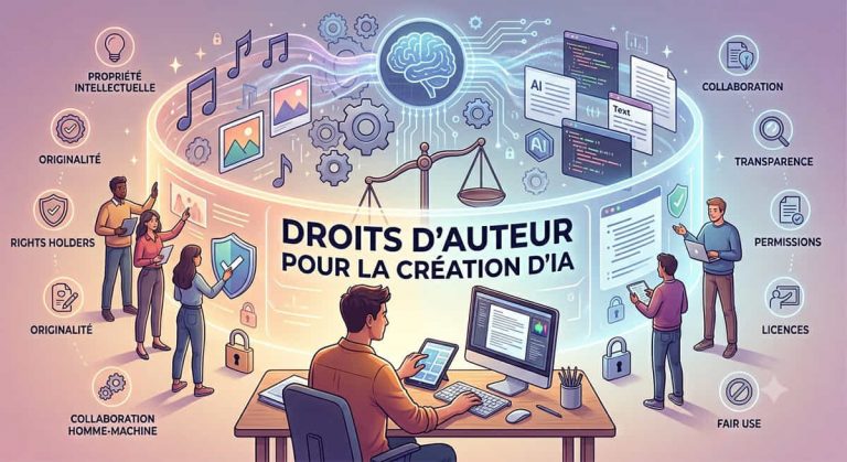 L’IA générative et le droit d’auteur : ce que la loi dit vraiment en France en 2026