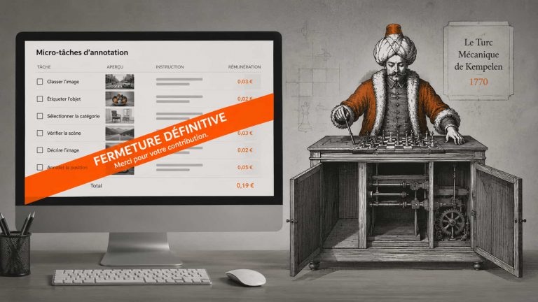 Mechanical Turk ferme : qui entraîne les IA maintenant ?