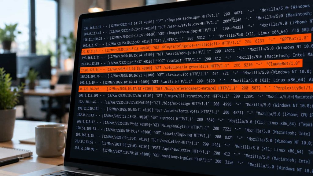 Logs serveur : quels crawlers IA visitent votre site ?